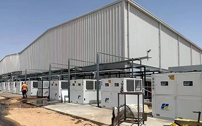 African Somalia blow molding factory chiller usage site