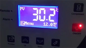 Water Chiller Temperature Setting