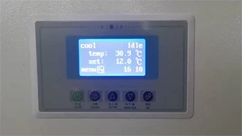 Water Chiller Temperature Set Point Adjustment